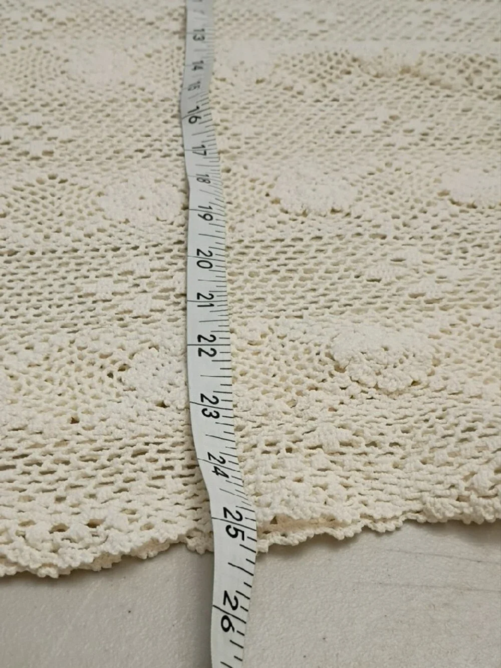 Vintage handcrafted crochet